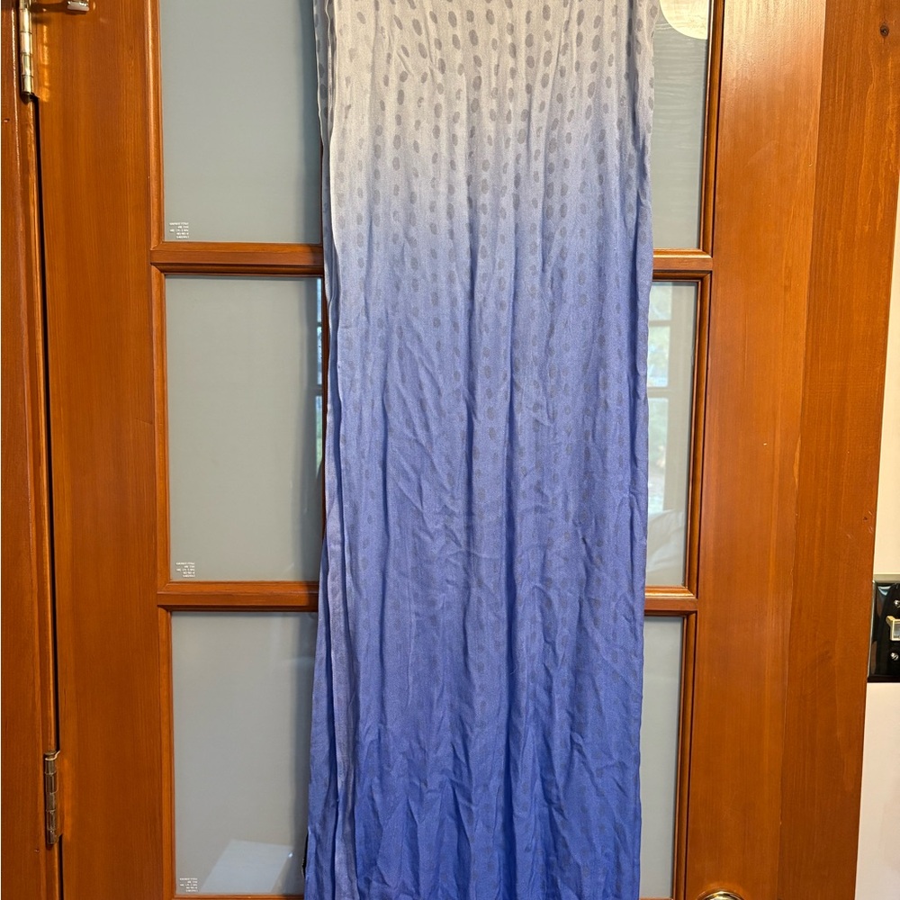 NIC+ZOE Blue Ombre Dot Scarf